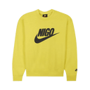 Nike x Nigo NRG Fleece Crew Sweatshirt Yellow