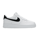 Nike Air Force 1 Low '07 White Black Pebbled Leather