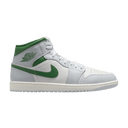 Jordan 1 Mid White Pure Platinum Pine Green